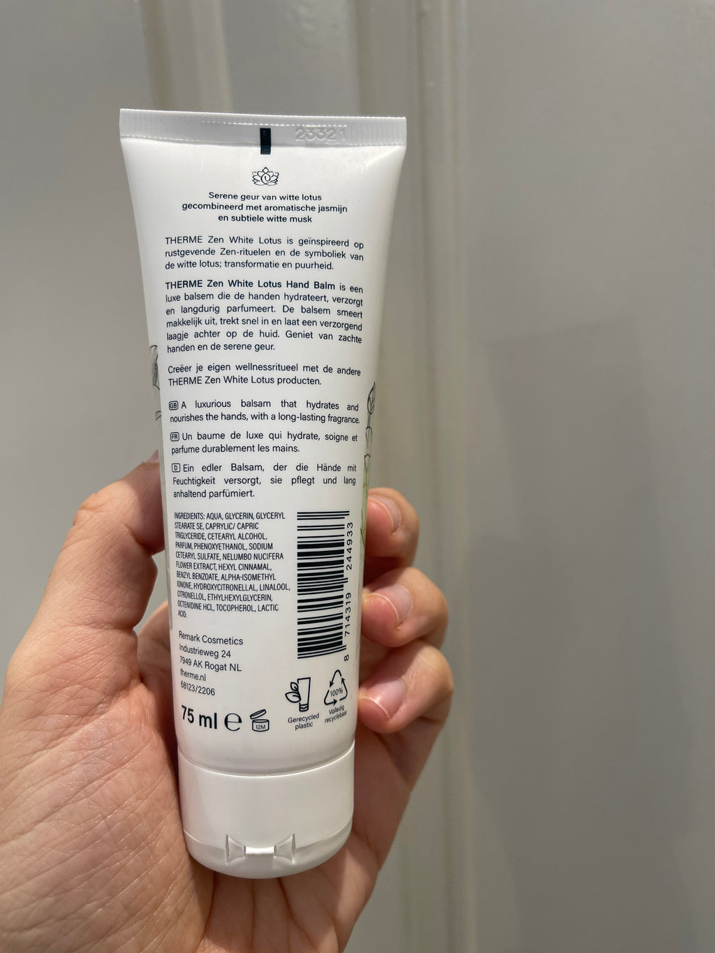 Therme - Baume pour les mains Zen White Lotus